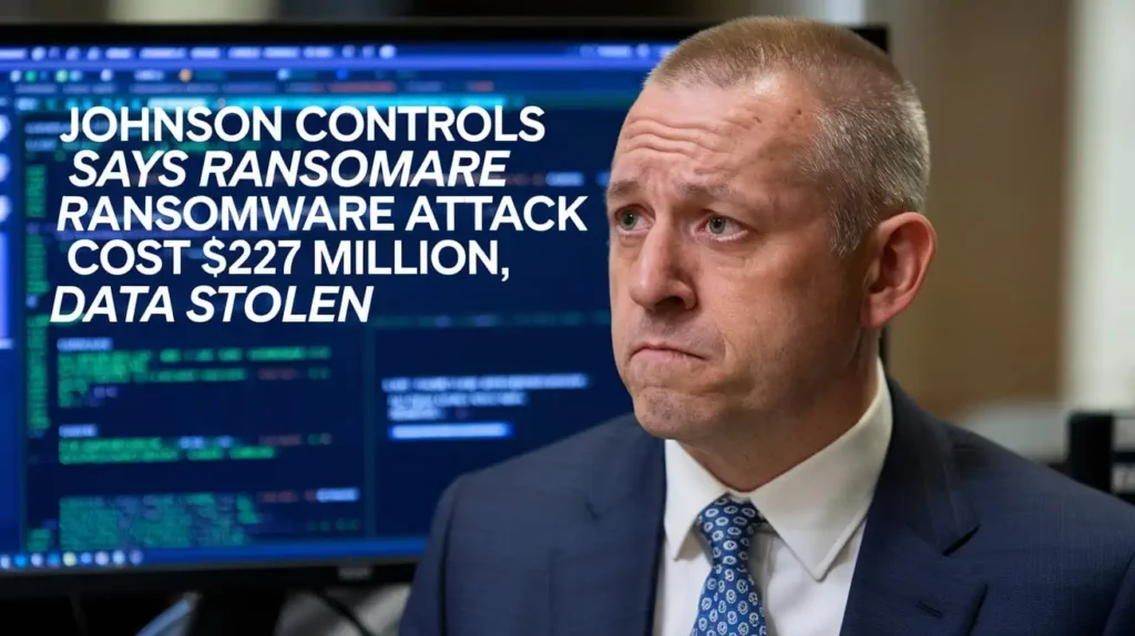 Johnson Controls says ransomware attack cost $27 million, data stolen
