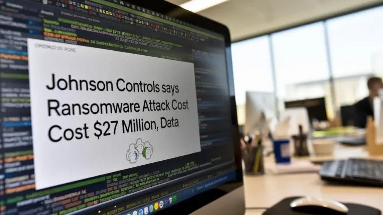 Johnson Controls says ransomware attack cost $27 million, data stolen