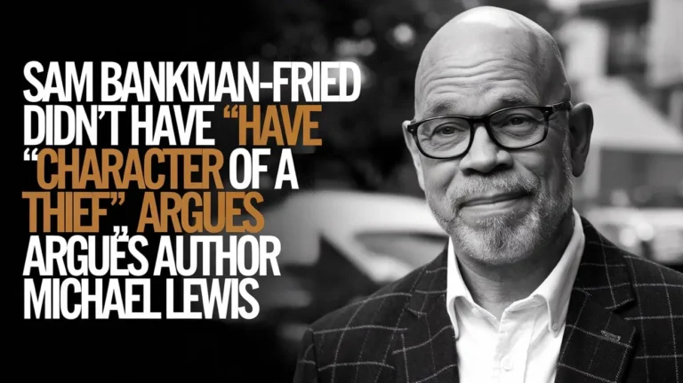 Sam Bankman-Fried Didn't Have 'Character of a Thief', Argues Author Michael Lewis