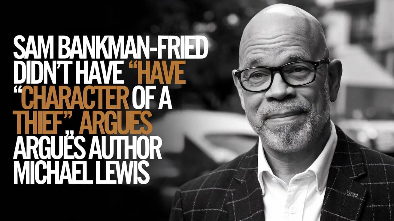 Sam Bankman-Fried Didn't Have 'Character of a Thief', Argues Author Michael Lewis